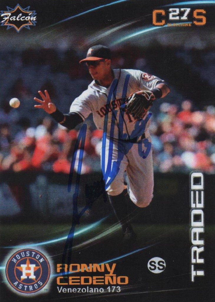 Ronny Cedeno autograph in the Astros A to Z collection