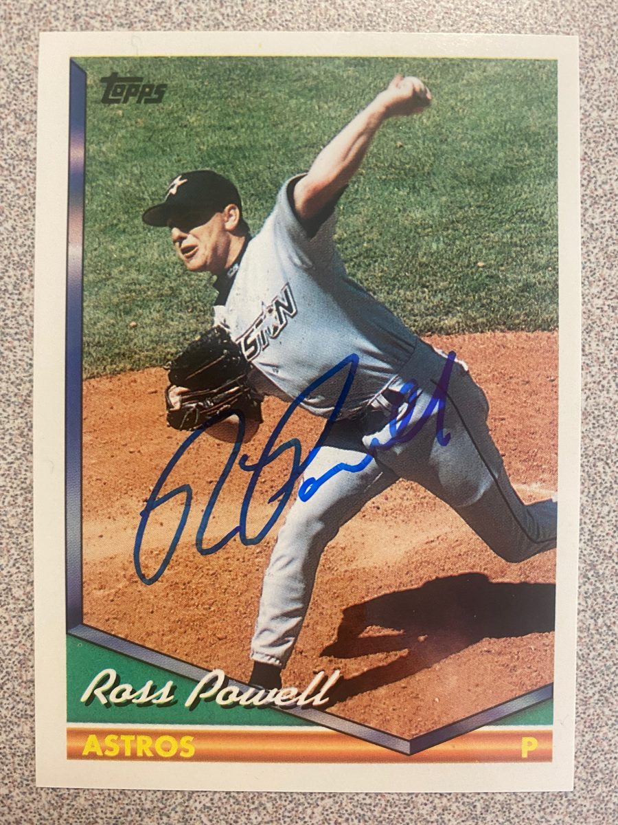 Ross Powell autograph in the Astros A to Z collection