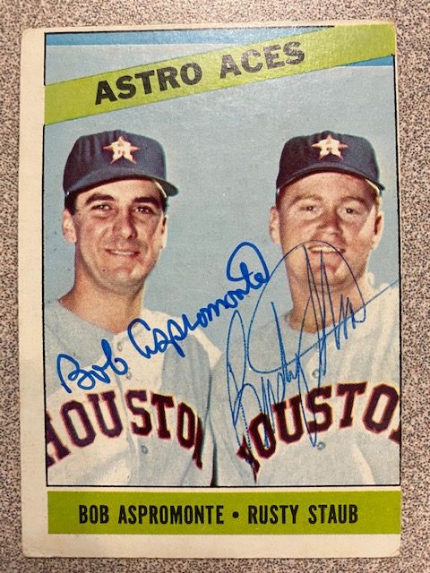 Rusty Staub autograph in the Astros A to Z collection