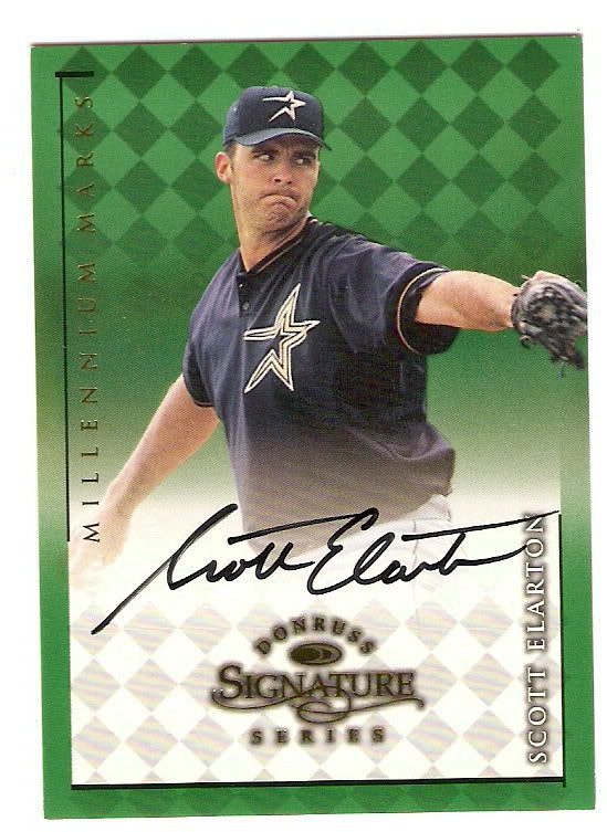 Scott Elarton autograph in the Astros A to Z collection