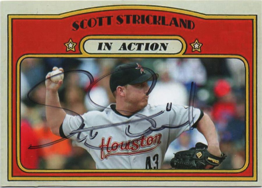 Scott Strickland autograph in the Astros A to Z collection