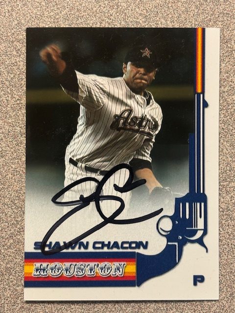 Shawn Chacon autograph in the Astros A to Z collection