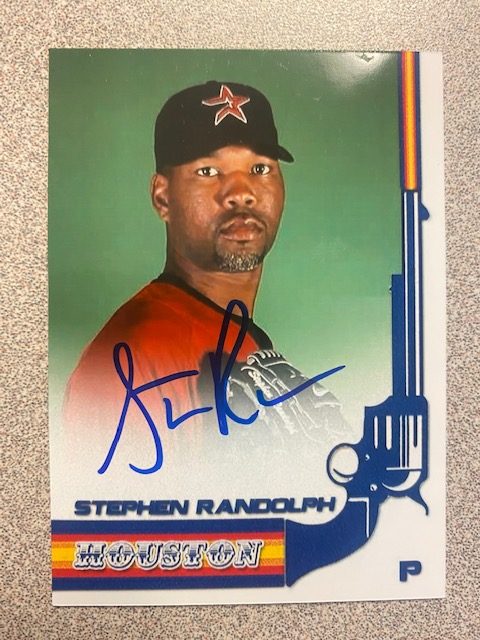 Stephen Randolph autograph in the Astros A to Z collection