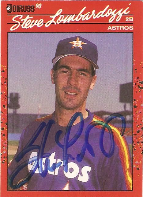 Steve Lombardozzi autograph in the Astros A to Z collection