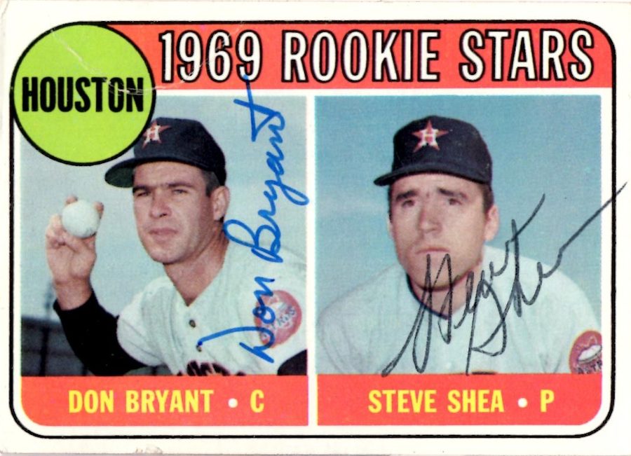 Steve Shea autograph in the Astros A to Z collection