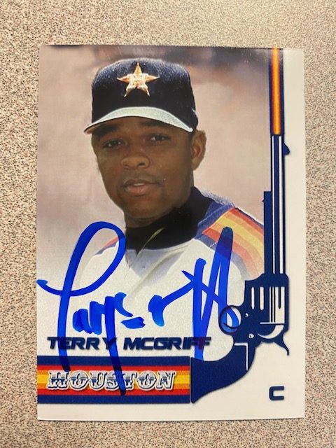 Terry McGriff autograph in the Astros A to Z collection