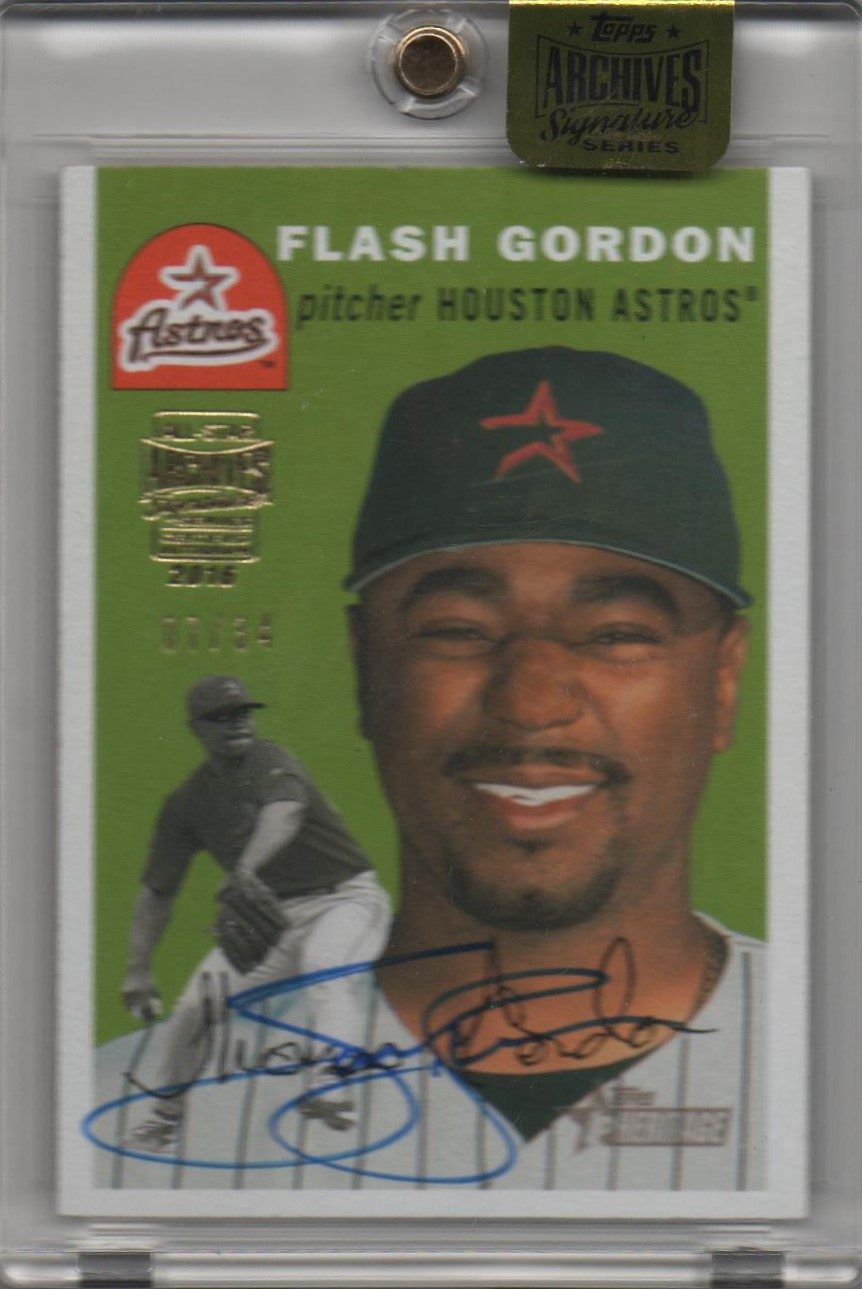 Tom Gordon autograph in the Astros A to Z collection
