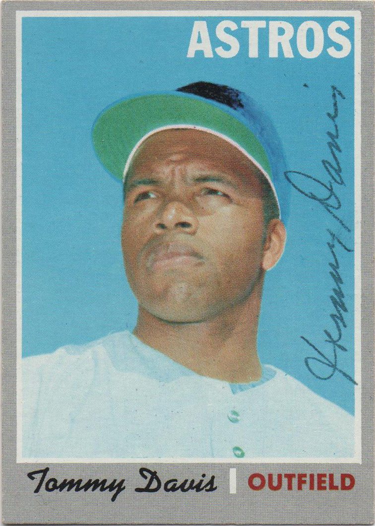 Tommy Davis autograph in the Astros A to Z collection