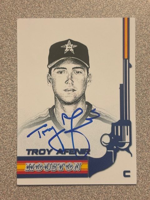 Troy Afenir autograph in the Astros A to Z collection