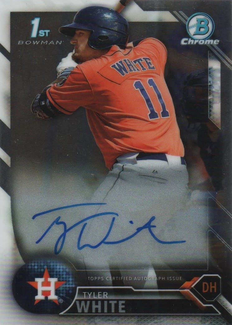 Tyler White autograph in the Astros A to Z collection
