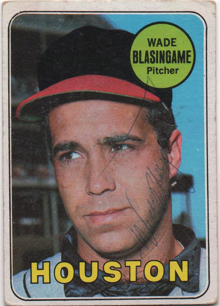 Wade Blasingame autograph in the Astros A to Z collection