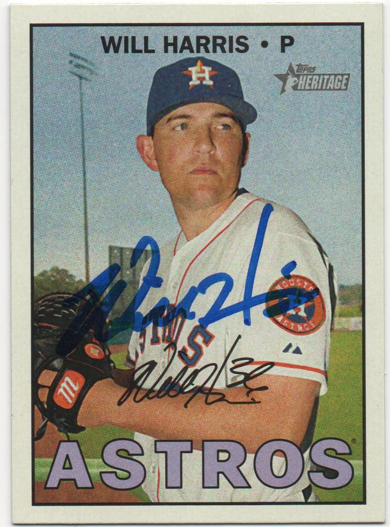 Will Harris autograph in the Astros A to Z collection