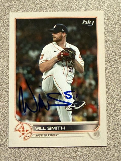 Will Smith autograph in the Astros A to Z collection