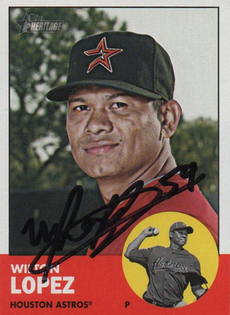 Wilton Lopez autograph in the Astros A to Z collection